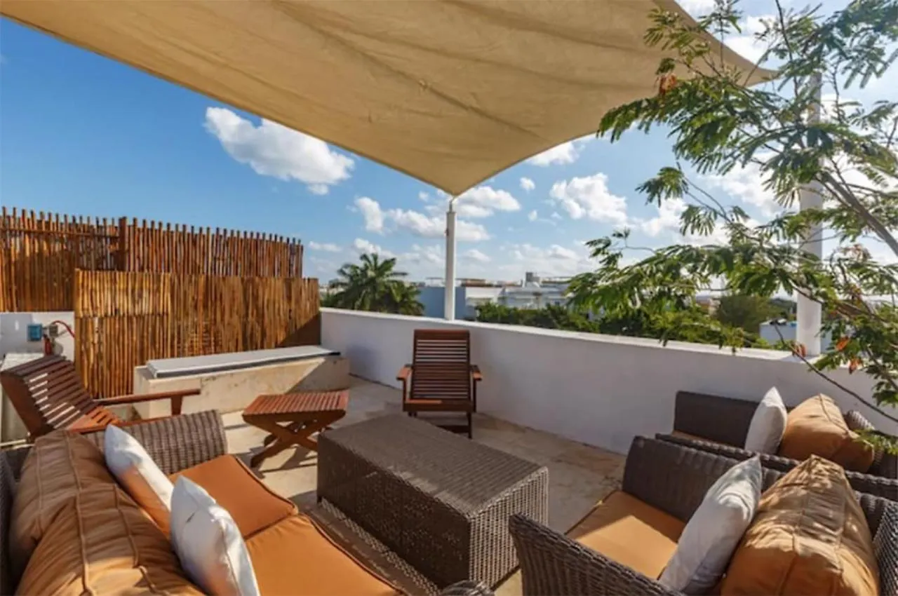 2 Story Ph 3B Heated Jacuzzi Close Beach Street 6 Playa del Carmen Apartament